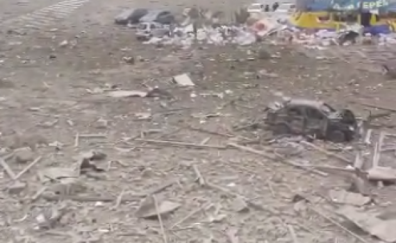 חרקוב: בניין העירייה הושמד במתקפה רוסית | תיעוד