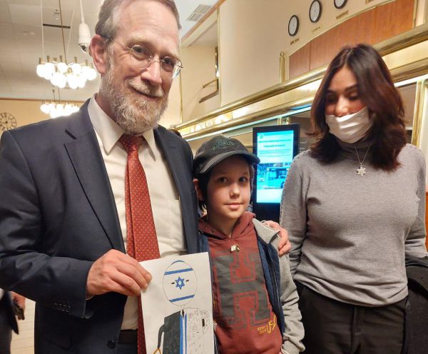 הילד שנמלט מאוקראינה במחווה שריגשה את הח"כים