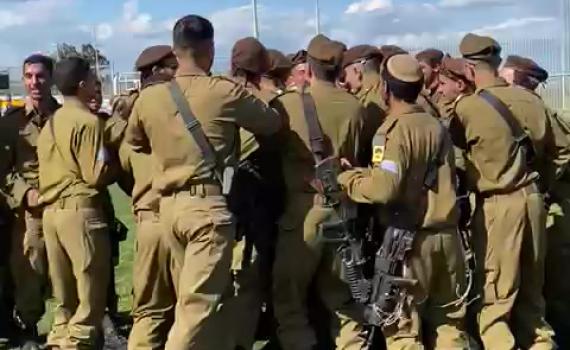 תם המרד: לוחמי גולני בדרכם חזרה לבסיס