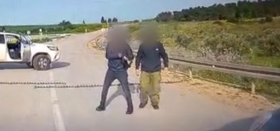 גנבי רכב נתפסו על חם ונעצרו. צפו בתיעוד