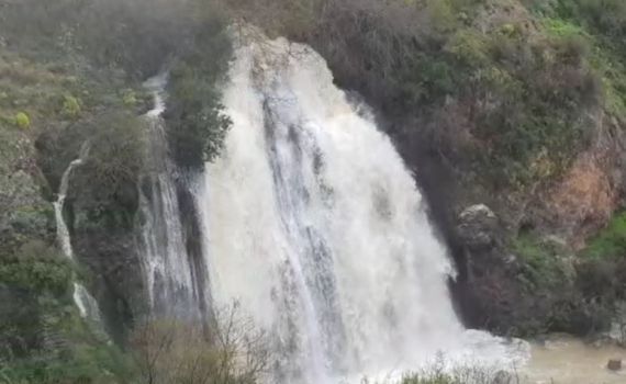 שעון קיץ? שלג כבד וזרימות אדירות בצפון. צפו בתיעוד