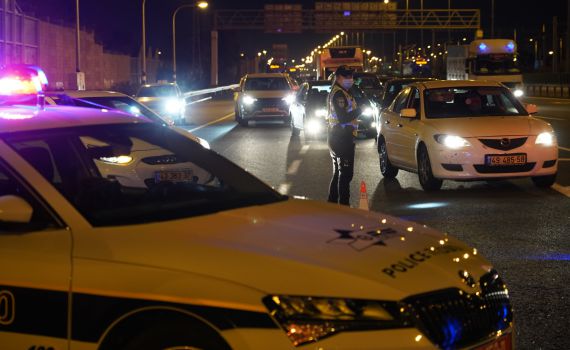 השוטרים נדהמו: רשיונו של הנהג נשלל לפני 25 שנה