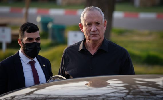 גנץ: "לא נחסוך אף מאמץ להביא שקט וביטחון"