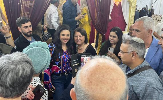 איילת שקד התקבלה בחמימות במעוז הליכוד