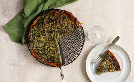 כשר לפסח: טארט תרד, בצק בטטה וגבינות