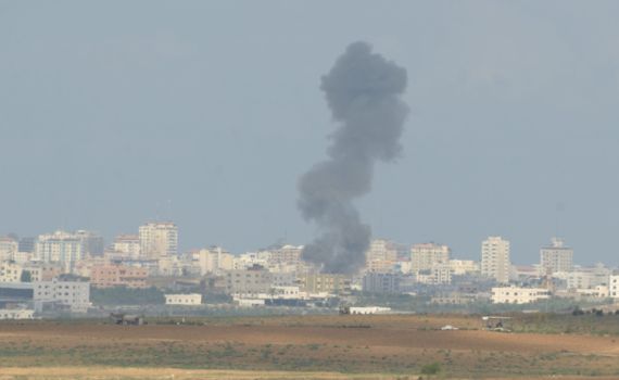 צה"ל תקף יעדים של חמאס בעזה. צפו בתיעוד