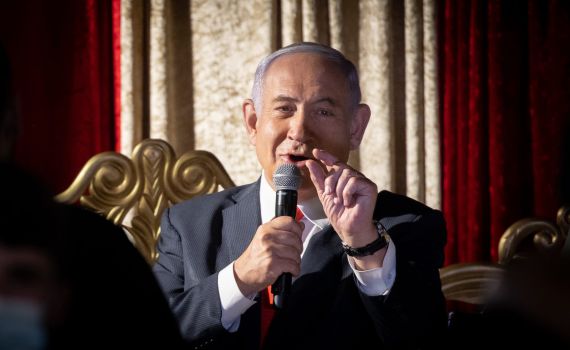 נתניהו במימונה: נחזיר את מדינת ישראל למסלול הנכון