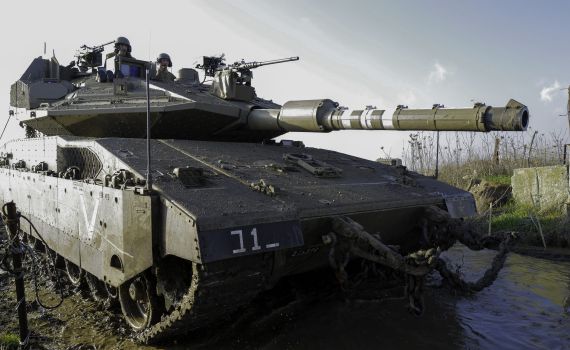 טנק של צה"ל ירה לעבר חשודים בגבול סוריה