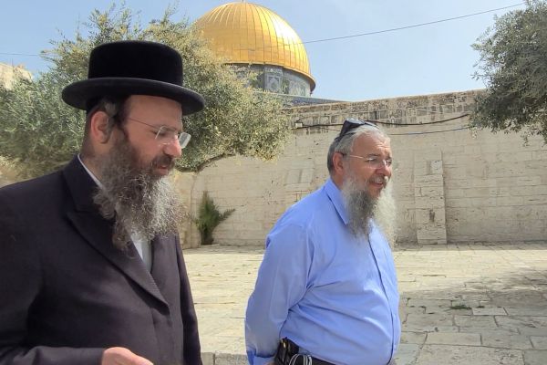 תנחומים בהר: שלמה נאמן קם מהשבעה – להר הבית