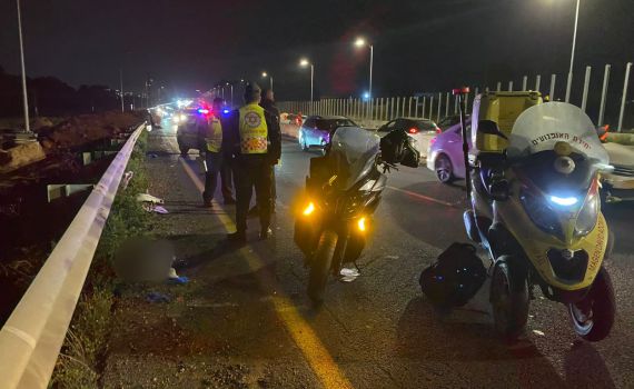 כביש 2: גבר כבן 50 נפצע אנושות בתאונת דרכים