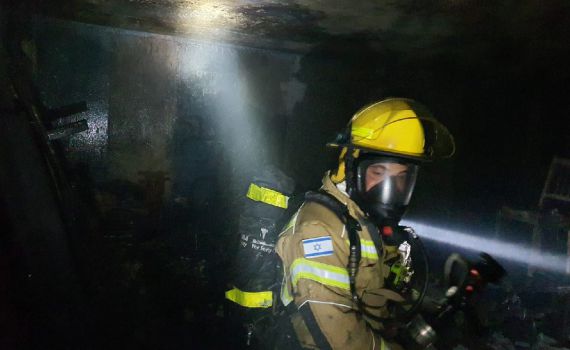 8 נפצעו בשריפה בבניין בנתניה