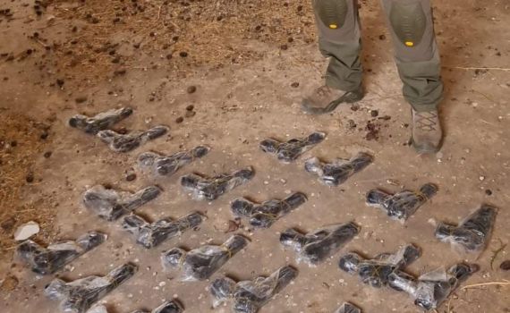 סוכלה הברחת עשרות כלי נשק מירדן