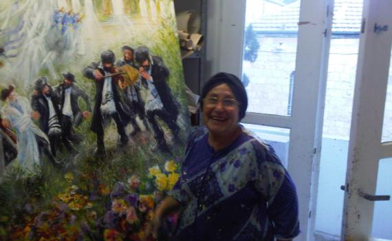 בגיל 96 הלכה לעולמה הציירת אהובה אלישע