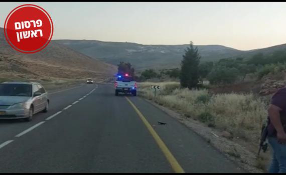 מטען צד התפוצץ ליד רכב בו נסעו יהודים בכביש אלון