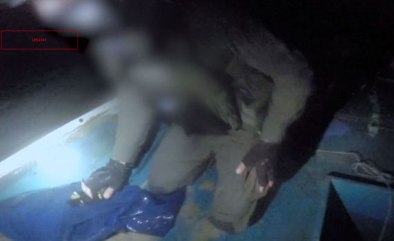 צפו: לוחמי שייטת תופסים הברחה ימית על סירה בעזה