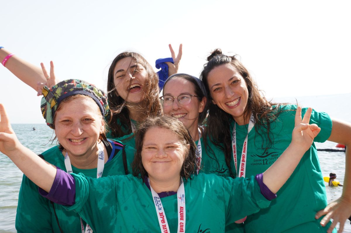 אירוע צליחת הכנרת לנשים למען "סדנת שילוב בגבעות"