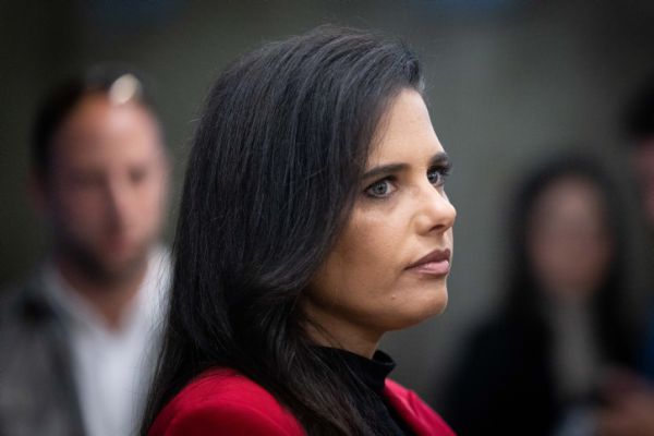 "איילת שקד מקדמת פוליטיקה של רוע"