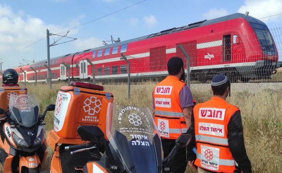 טרגדיה: הולכת רגל נהרגה מפגיעת רכבת