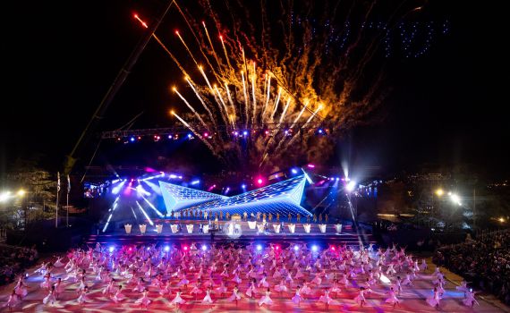 לתפארת מדינת ישראל: צפו בטקס המשואות מהר הרצל