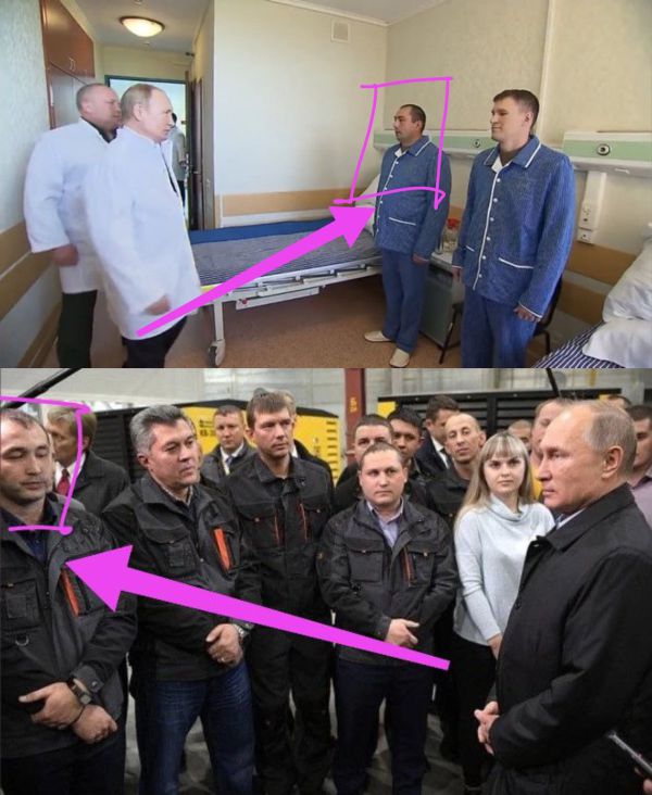 פאדיחה לפוטין: צילומים מבוימים בבתי חולים