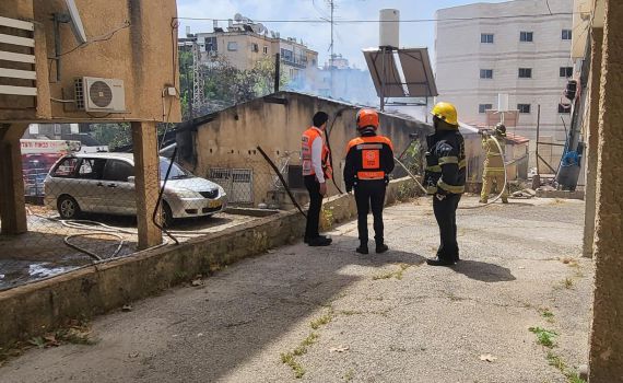 בן 80 במצב בינוני כתוצאה משריפה