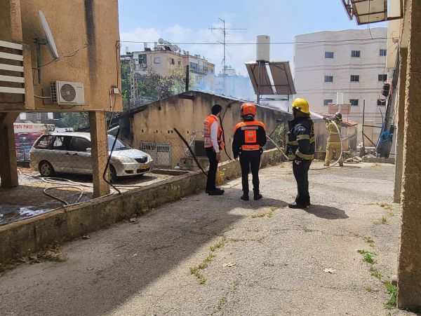 בן 80 במצב בינוני כתוצאה משריפה