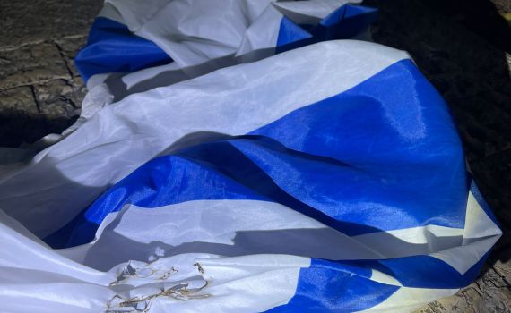 ביום הזיכרון: תלשו דגלי ישראל וניסו להציתם