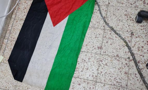 יידו אבנים כשדגלי פלסטין עליהם – ונעצרו