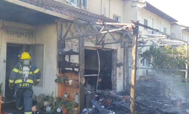  שריפה בבית בקצרין, 2 נפגעים במקום