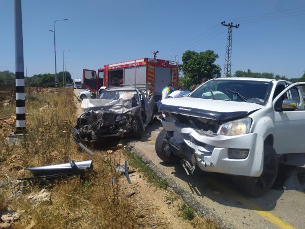 תאונה קשה בואדי ערה: נהג נלכד ברכב ונפצע קשה