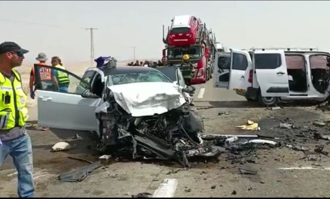  4 הרוגים בתאונה קטלנית בערבה