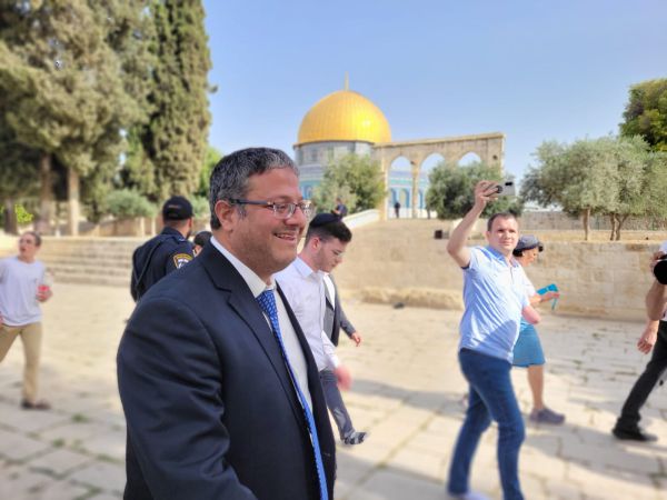 בן גביר בהר הבית: "מצפה מהמשטרה להשליט סדר"