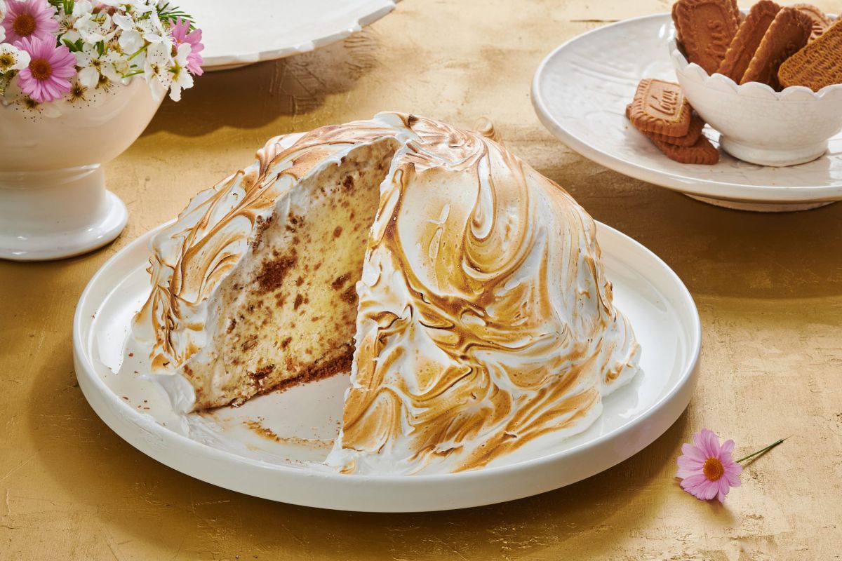 יאמי: גלידת גבינה לוטוס בציפוי מרשמלו מדורה