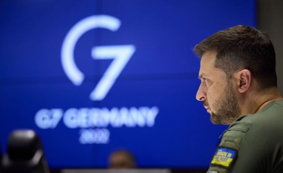 זלנסקי ל-G-7: "לסיים את המלחמה עד החורף"