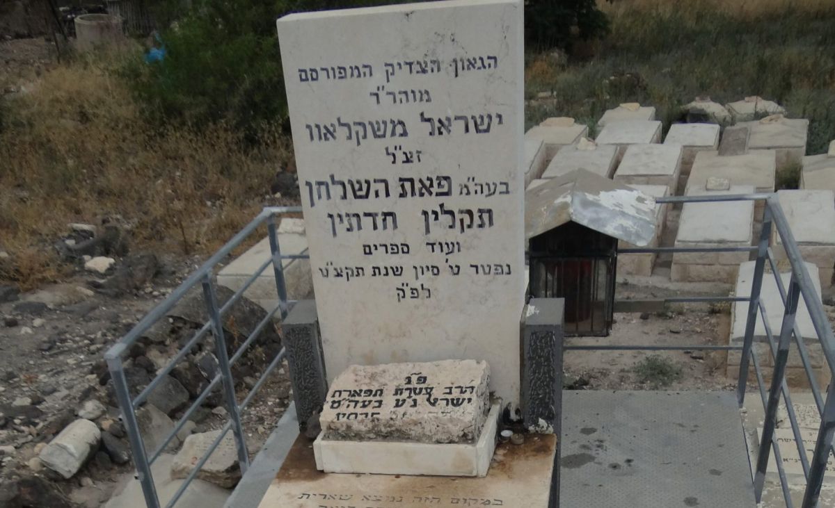 היום בהיסטוריה: פטירתו של רבי ישראל משקלוב