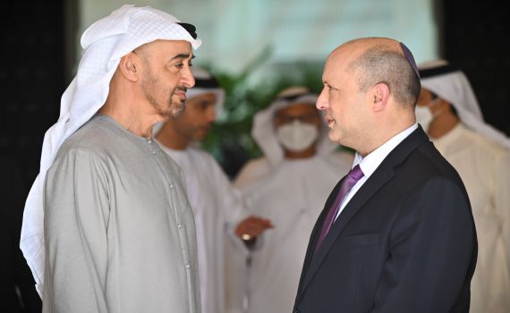 איראן על המוקד: בנט נועד עם נשיא האמירויות