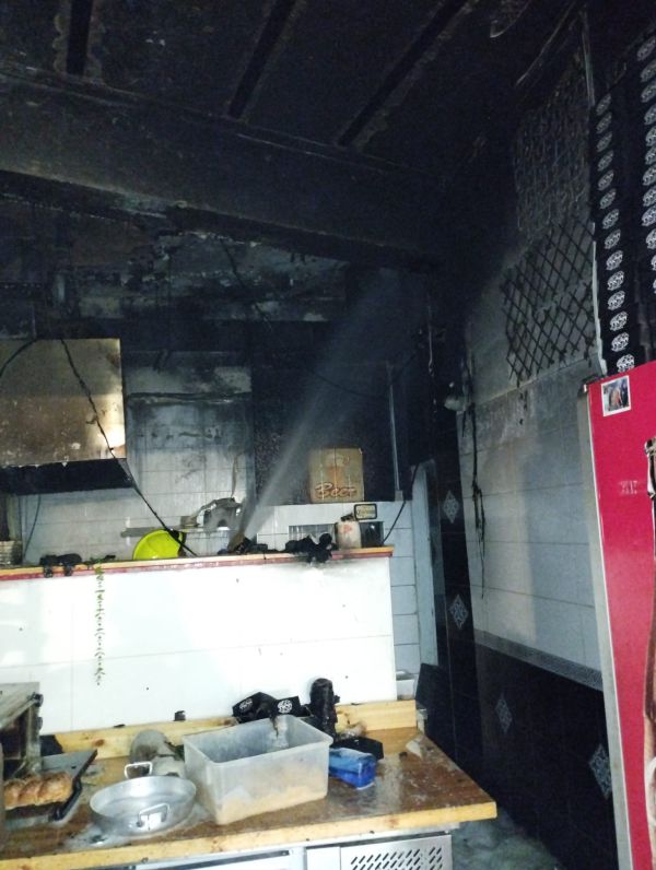 שריפה פרצה במסעדה בשוק מחנה יהודה