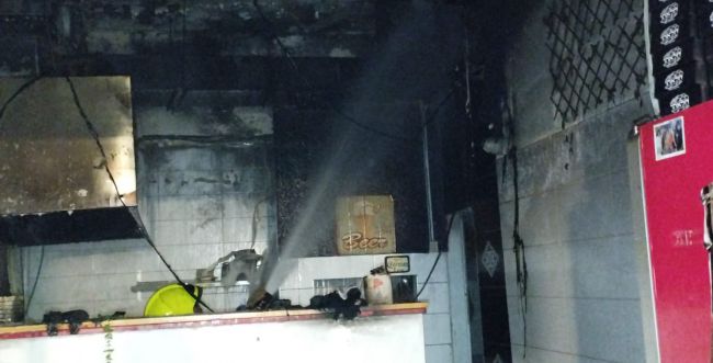 שריפה פרצה במסעדה בשוק מחנה יהודה
