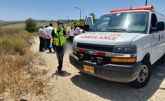 רוכב אופניים נהרג בתאונה סמוך ליישוב שעלבים