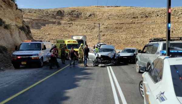 3 פצועים בתאונת דרכים סמוך למעלה מכמש