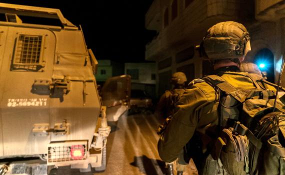 במהלך הלילה: 13 חשודים נעצרו ביהודה ושומרון