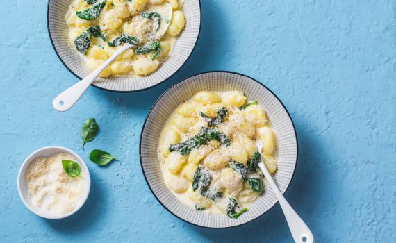 מושלם: מתכון לניוקי תפוח אדמה בקרם פרמג'אנו רג'יאנו