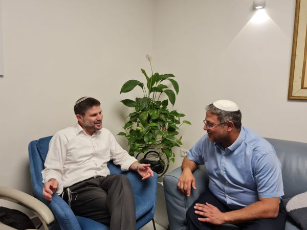 בן גביר וסמוטריץ' חתמו על הסכם ריצה משותפת