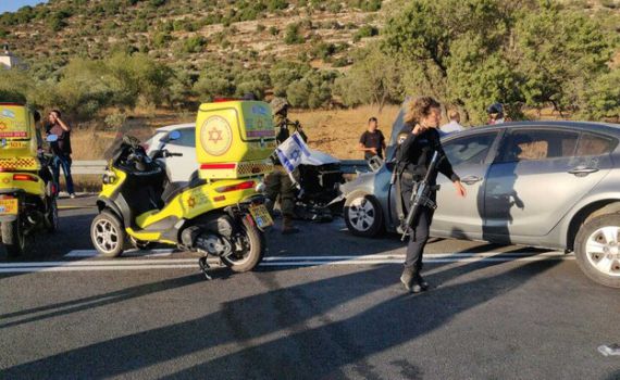 כביש 60: פצוע קשה בתאונת דרכים ליד עופרה