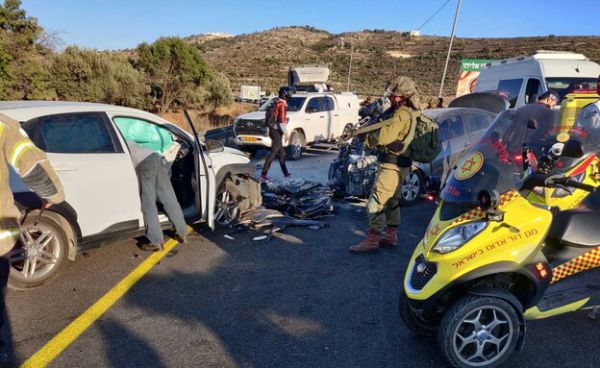 תאונה קשה בבנימין: שבעה פצועים, בהם 5 בני משפחה