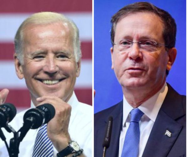 'ידיד אמת': הרצוג יעניק את העיטור הגבוה ביותר לביידן