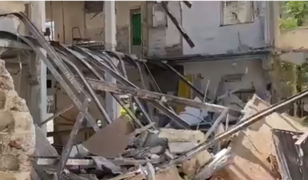 דיווח על קריסת מבנה בירושלים