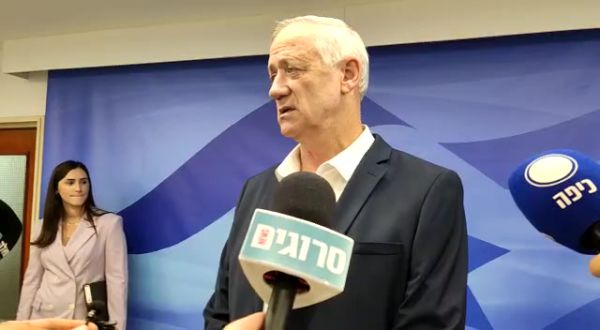 גנץ מגיב לירי הרקטות מעזה: "הפרה לא מקובלת"