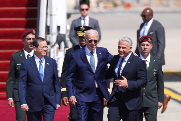 אחרי הטקס: על מה דיברו לפיד ונתניהו עם ביידן?