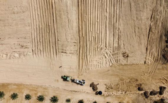 מדהים: כך נראה 1,700 דונם של שדות מוקשים שפונו